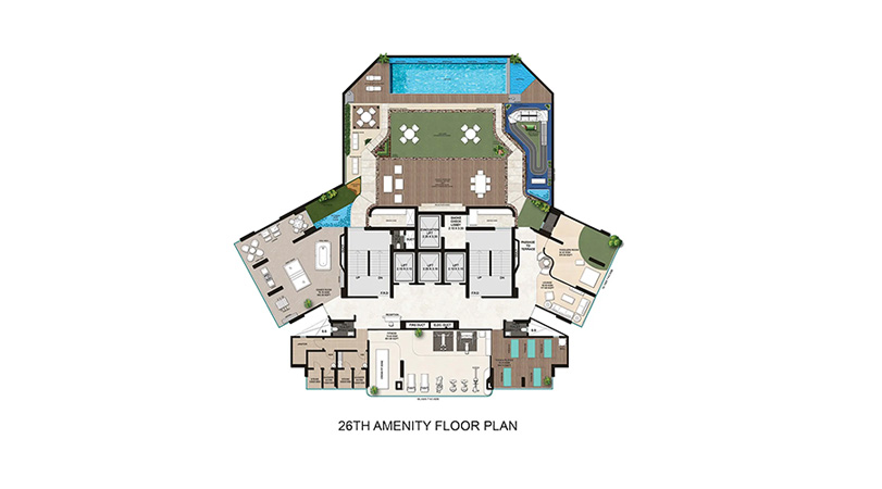 26th Amenity Floor Plan